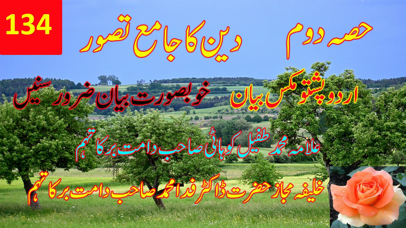 دین کا جامع تصور | حضرت مولانا محمد طفیل کوہاٹی صاحب