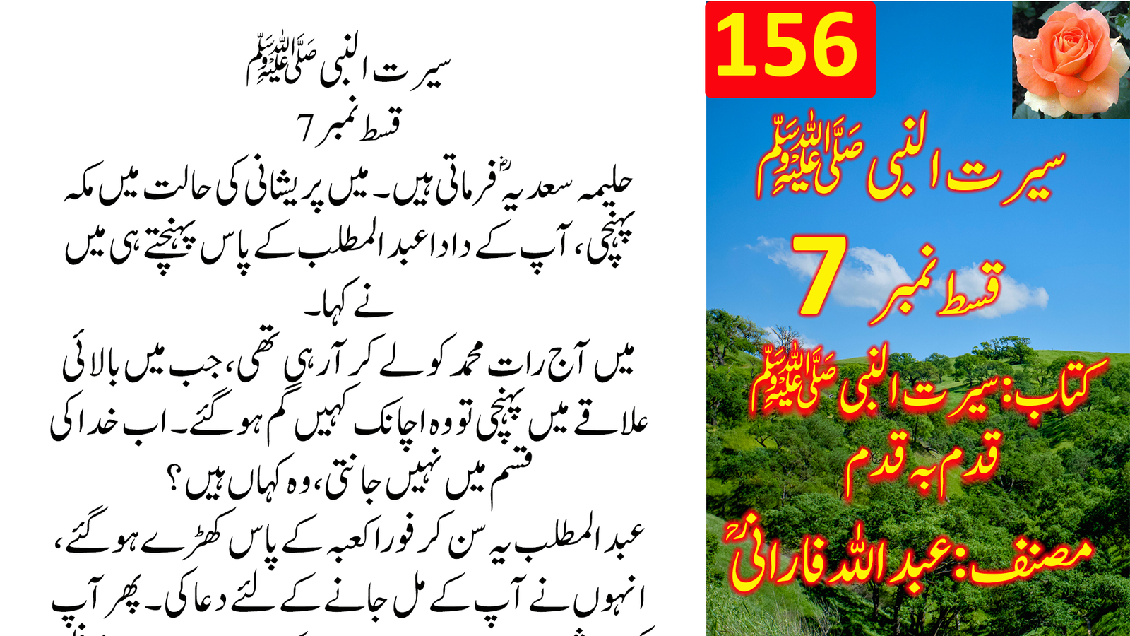سیرت النبی ﷺ — قسط نمبر 7: حضرت حلیمہ سعدیہؓ کے واقعات اور حضرت آمنہ کی وفات